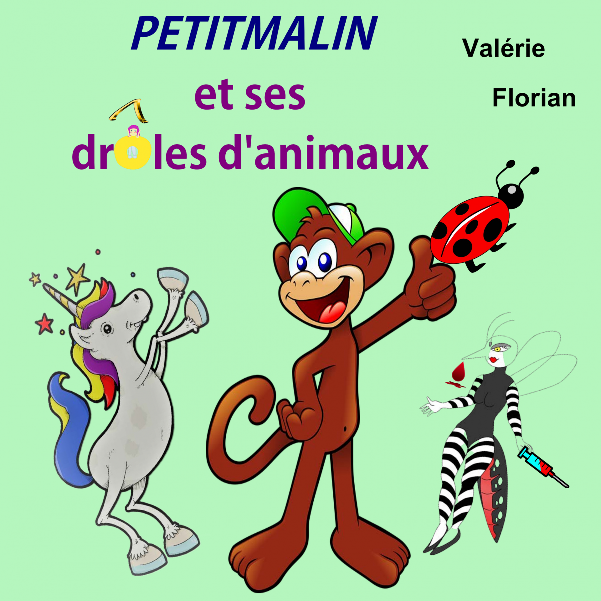 1er de couv petitmalin et ses droles d animaux valerie florian