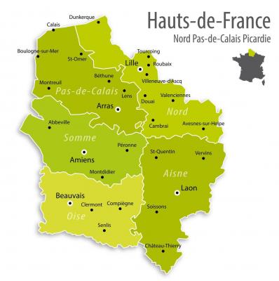 Hauts de france carte