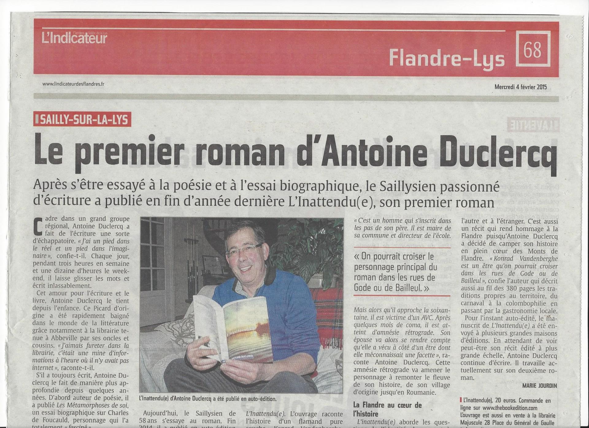 Indicateur des flandres 04 02 2015