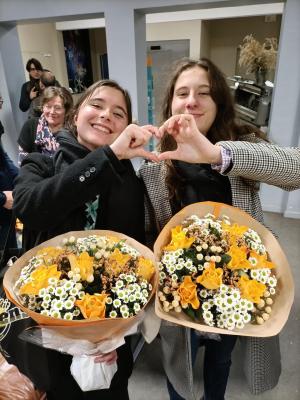 Jury junior coeur fleurs